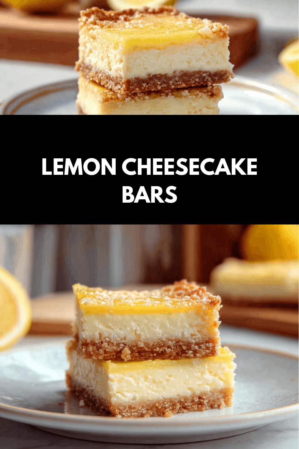 Lemon Cheesecake Bars