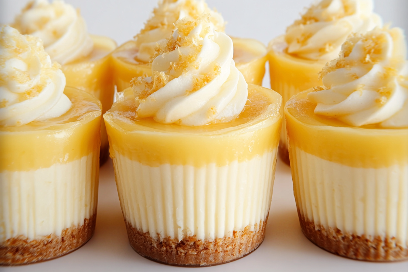 Lemon Curd Cheesecake Dessert Cups