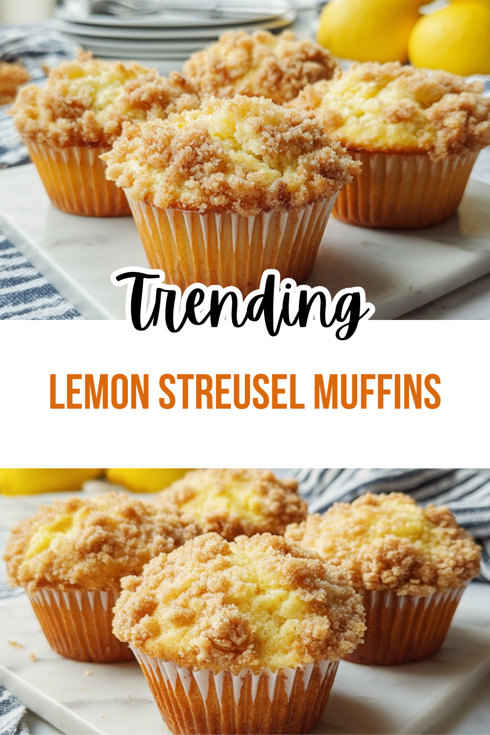 Lemon Streusel Muffins Recipe With Crumbly Topping 7 Lemon Streusel Muffins