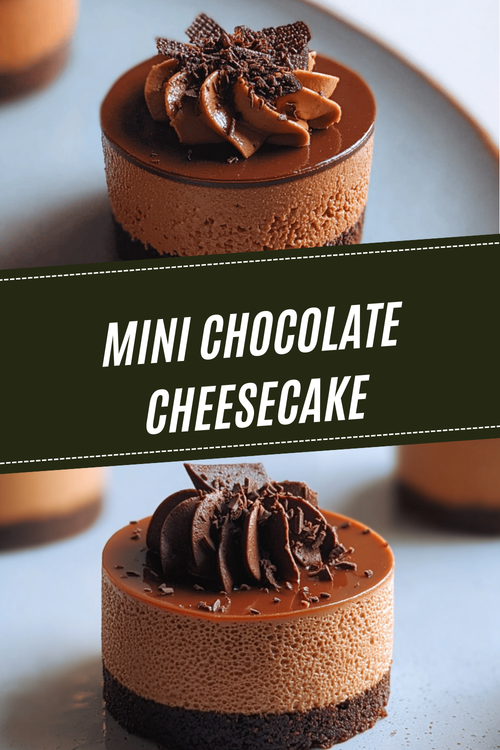 Mini Chocolate Cheesecake
