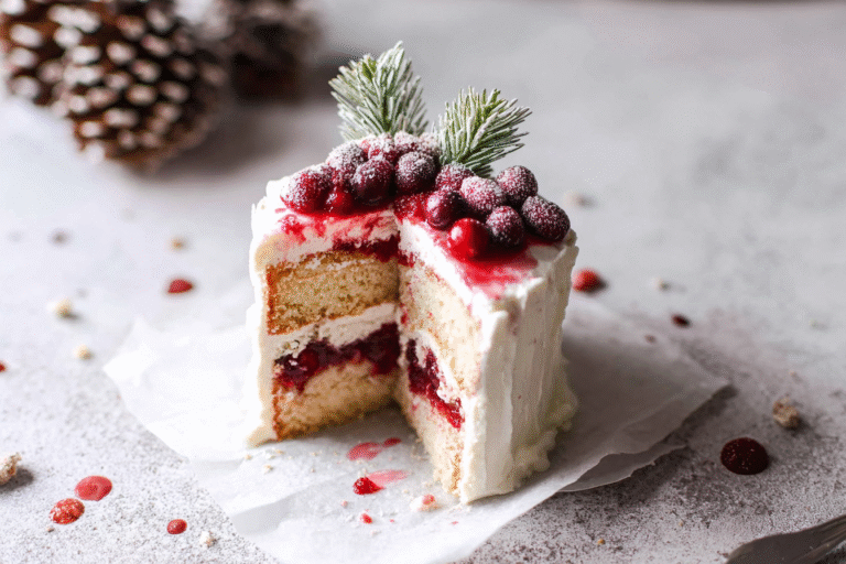 Mini Cranberry White Forest Cake 91.Png