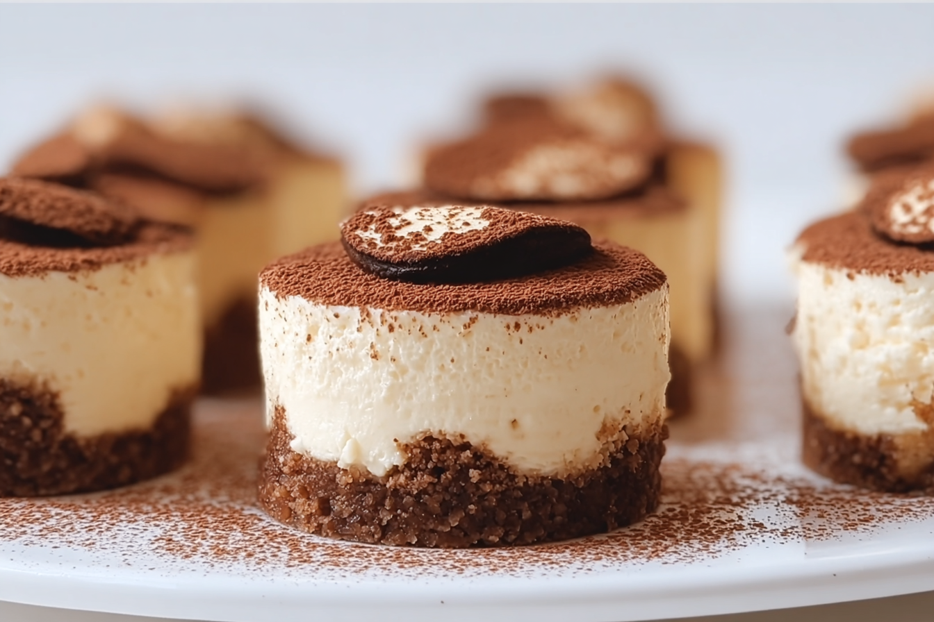 Mini Tiramisu Cheesecakes