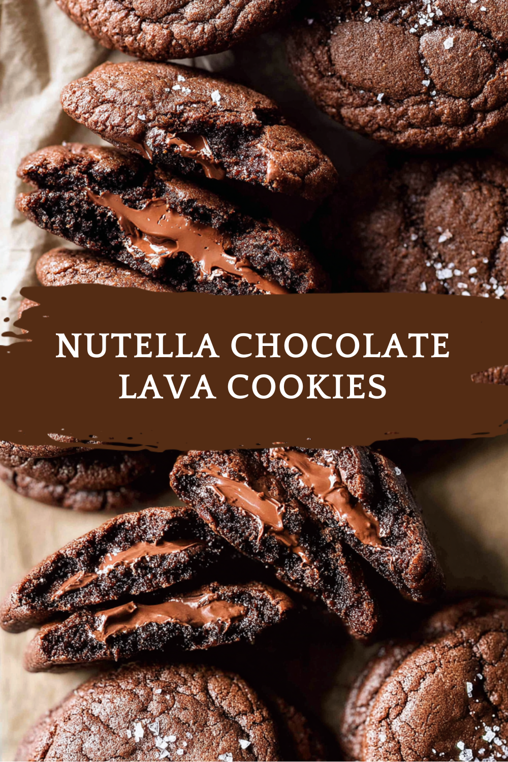 Nutella Chocolate Lava Cookies