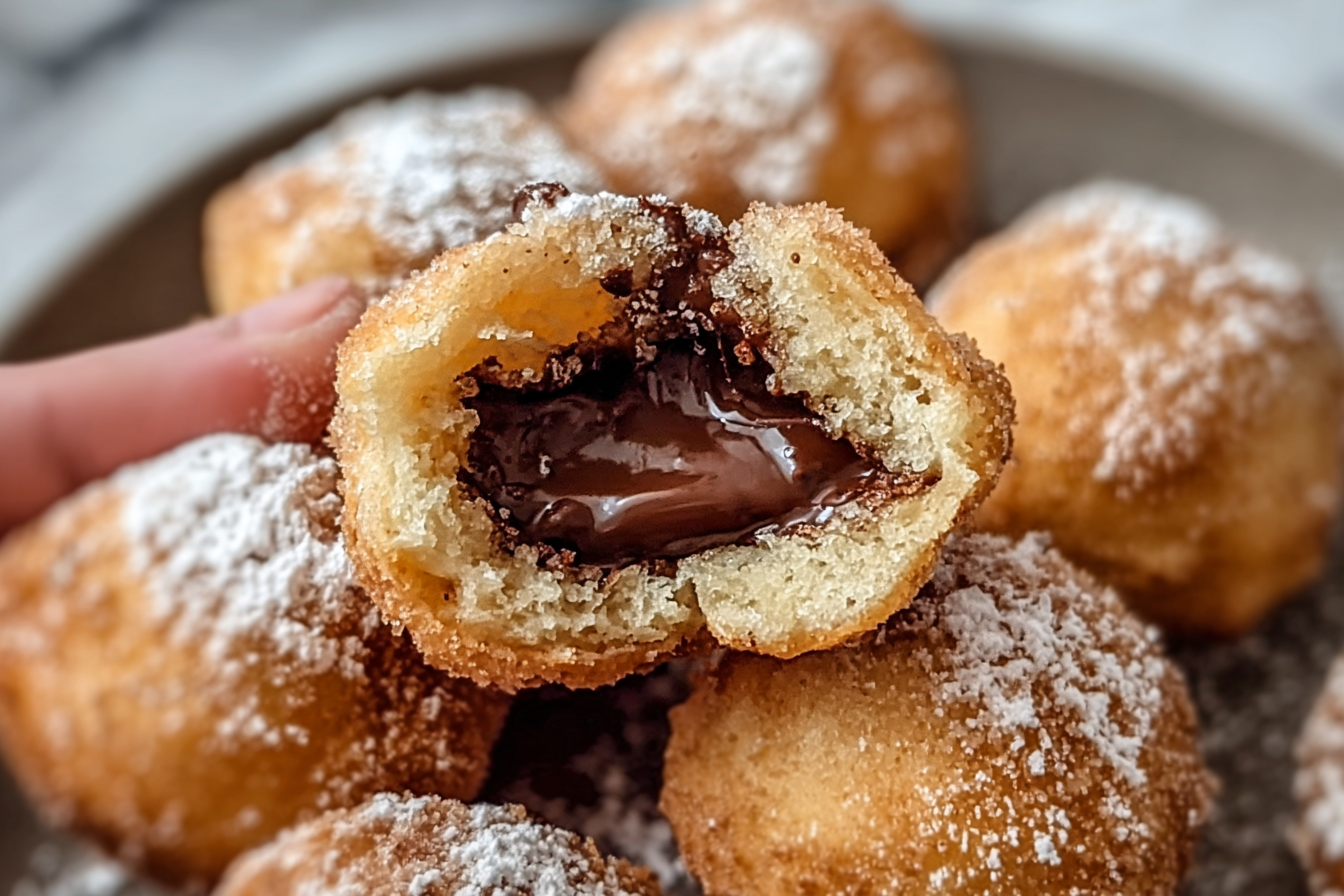 Nutella Churro Bombs