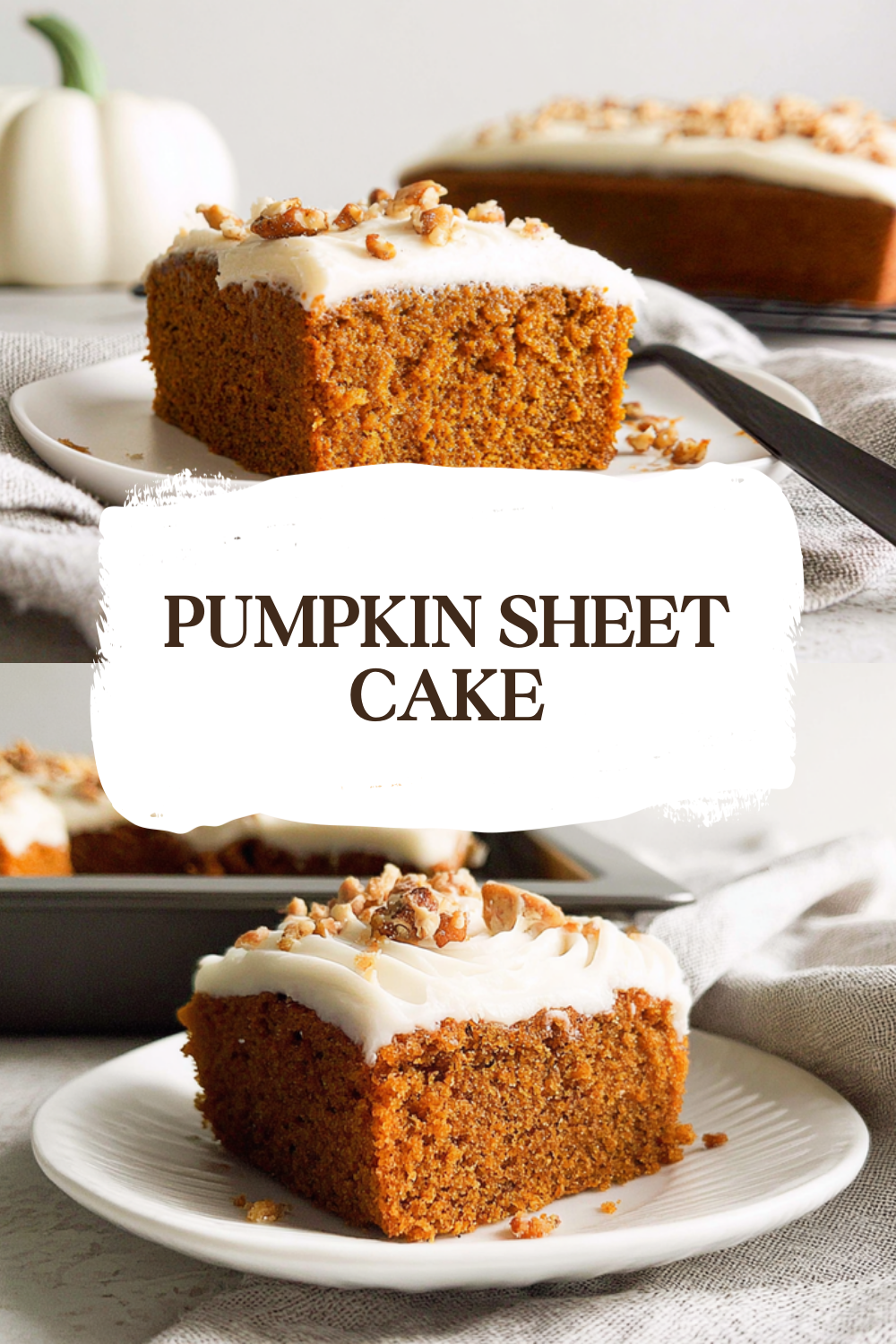 Pumpkin Sheet Cake