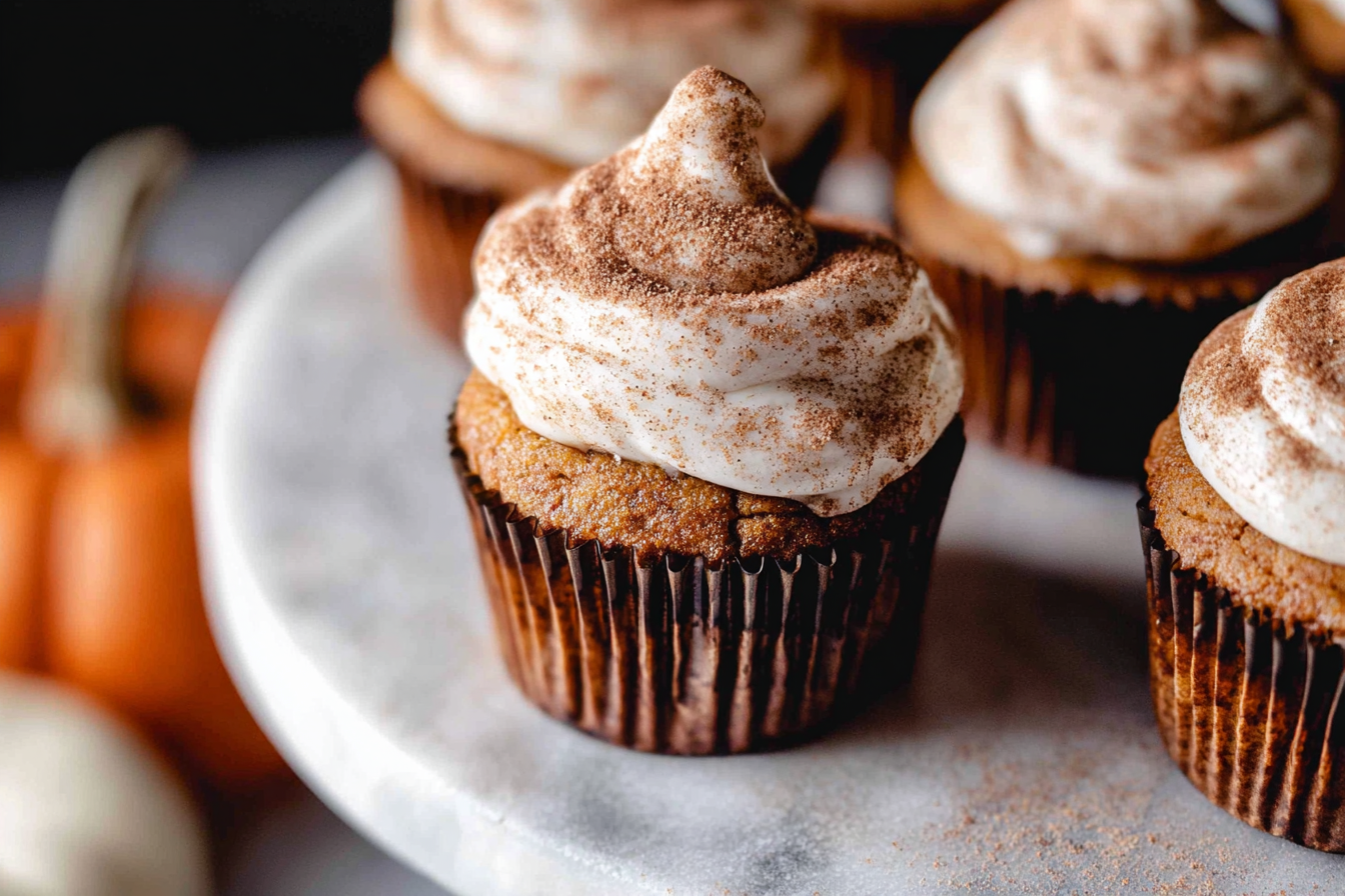 Pumpkin Spice Latte Cupcakes