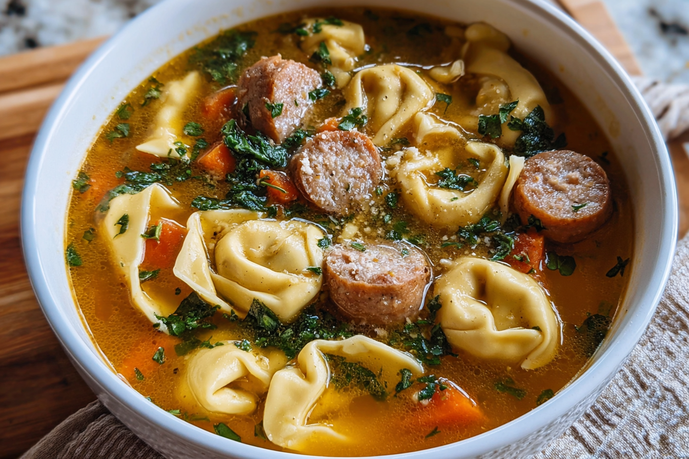 Sausage Tortellini Soup Recipe 6 Sausage Tortellini Soup