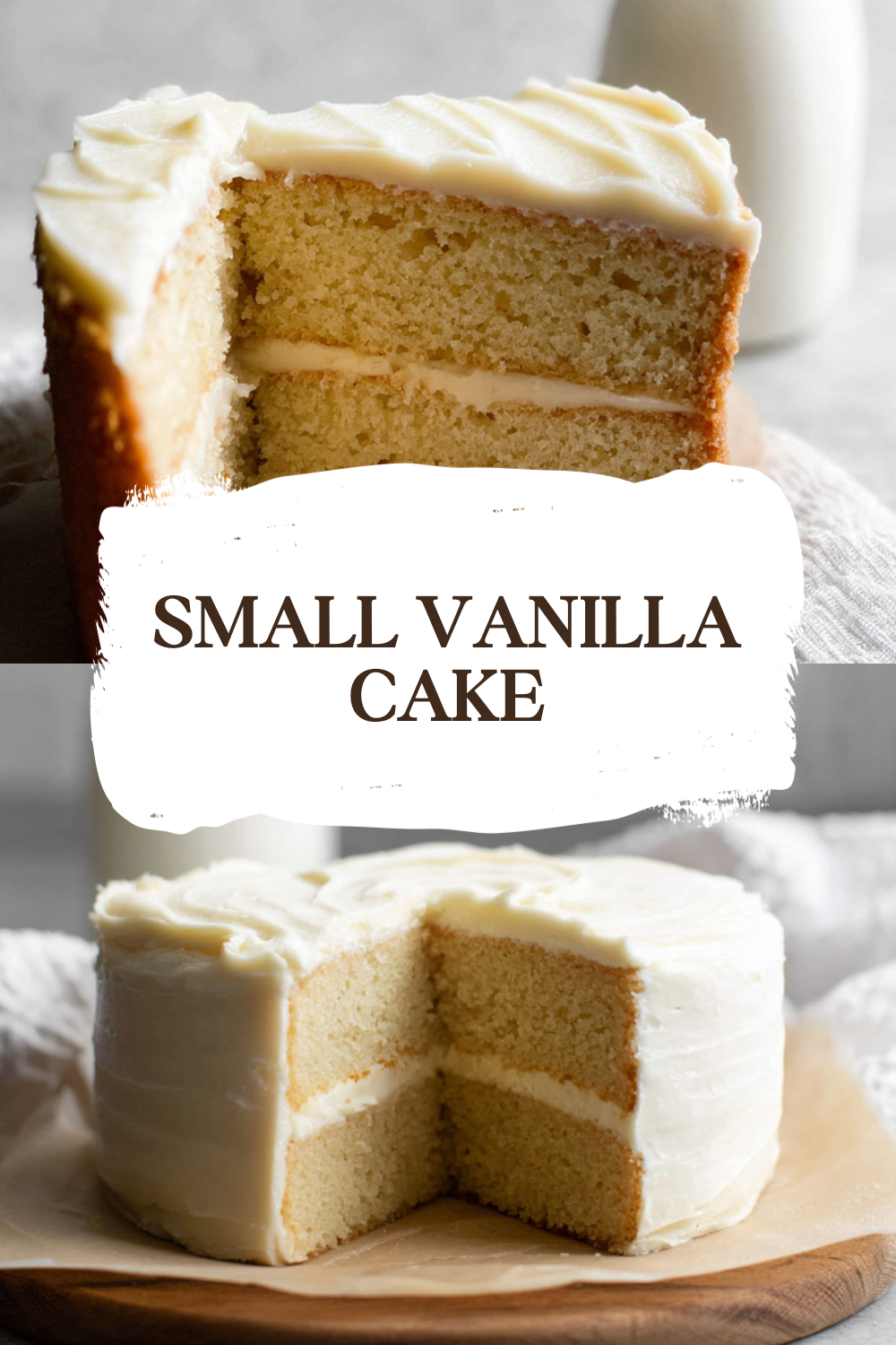 Small Vanilla Cake
