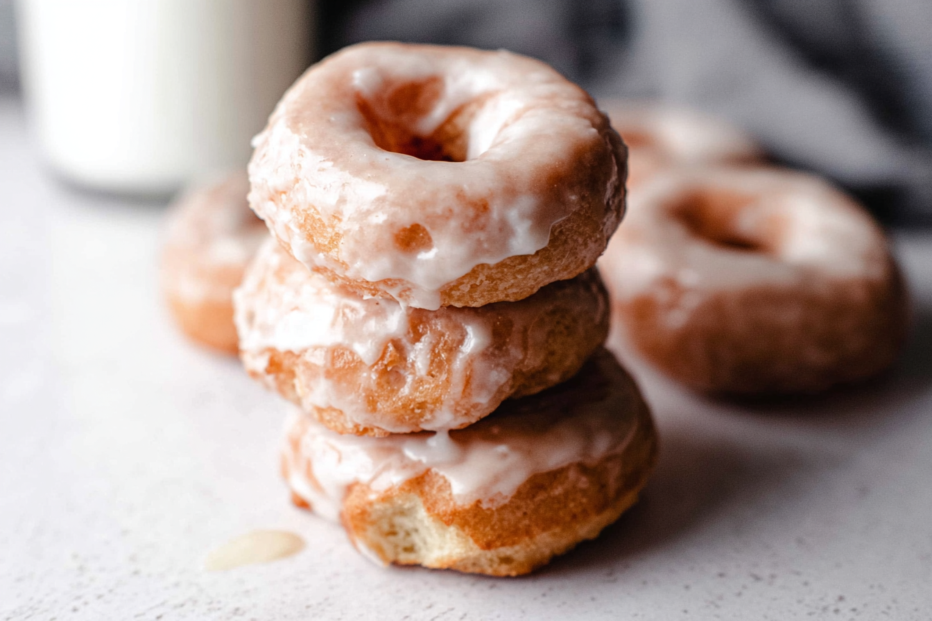 Sour Cream Glazed Donuts