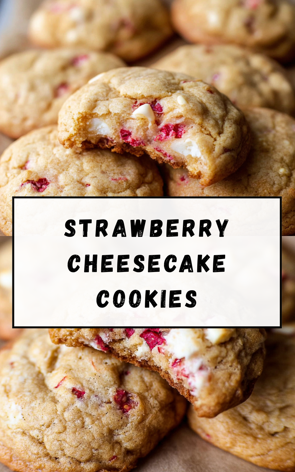 Strawberry Cheesecake Cookies