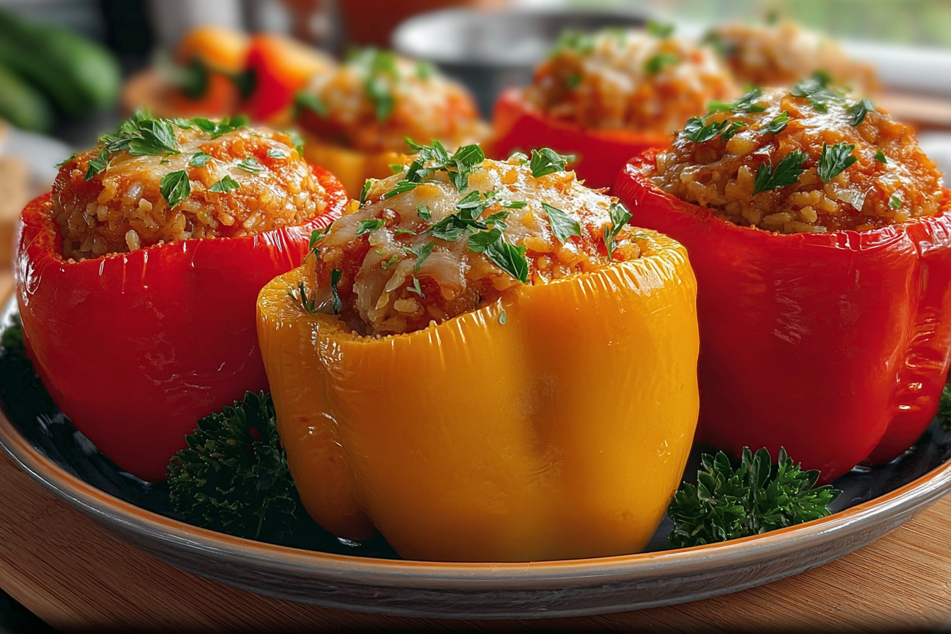 Classic Stuffed Peppers Recipe 6 Stuffed Bell Peppers