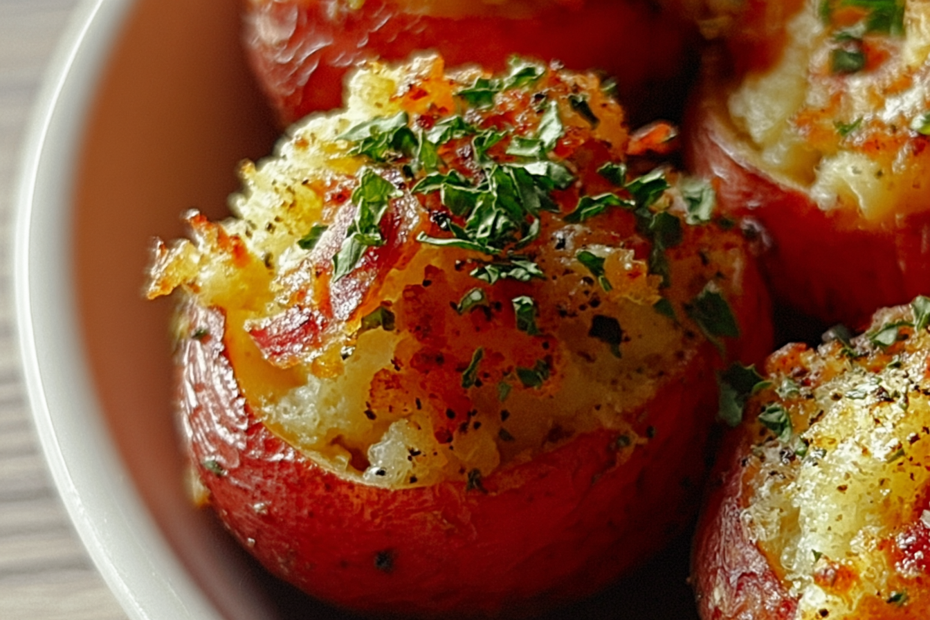 Stuffed Red Bliss Potatoes
