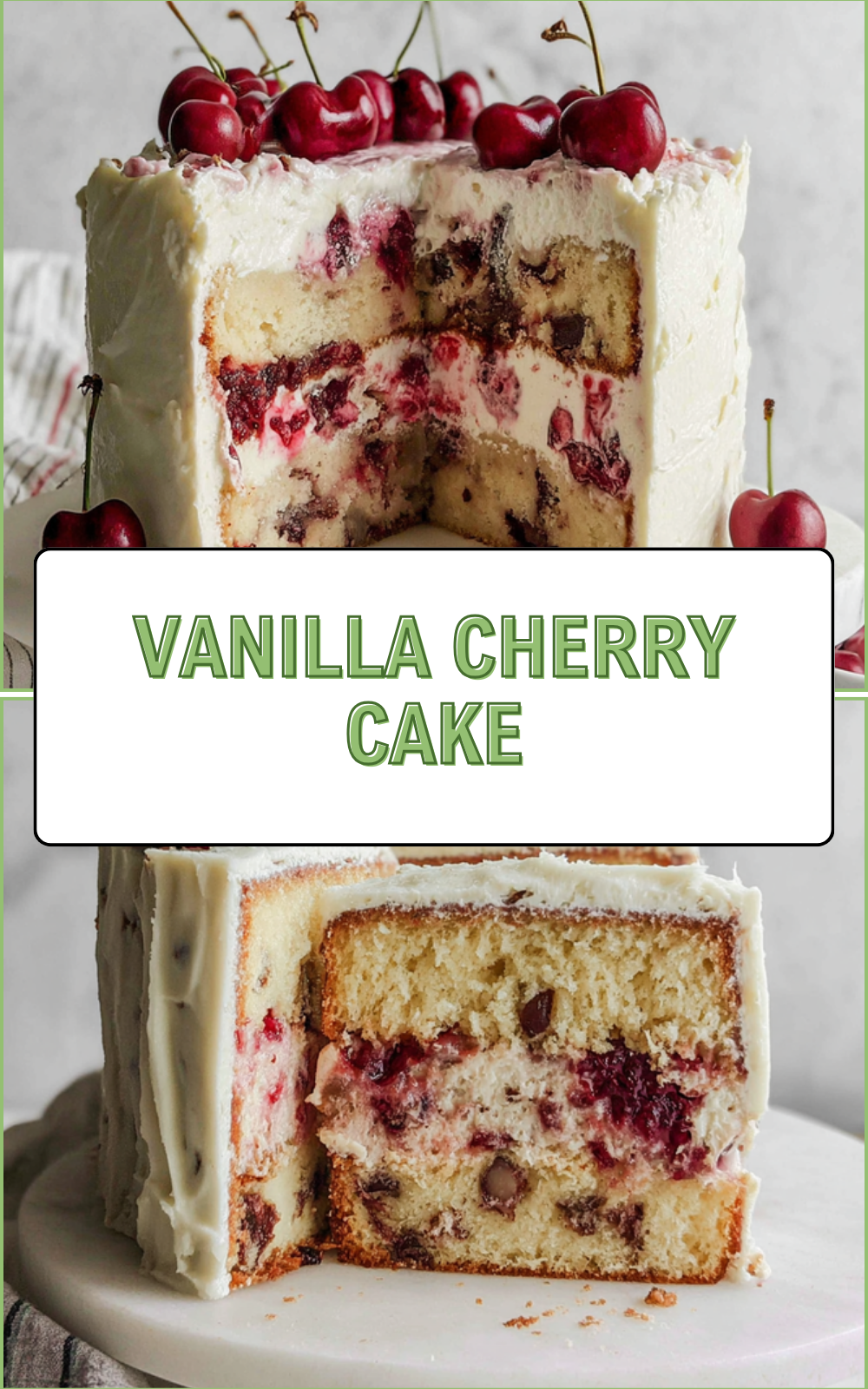 Vanilla Cherry Cake