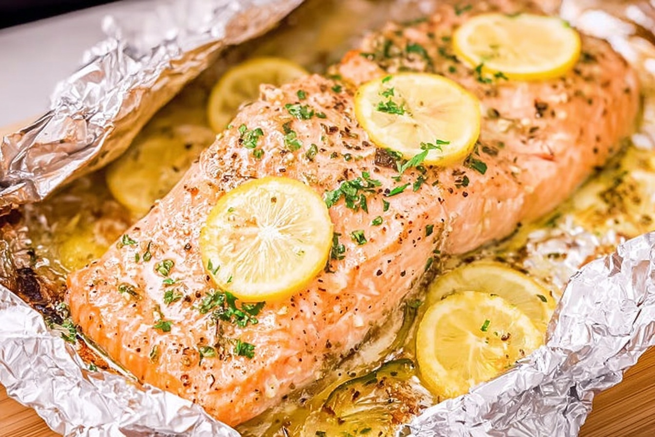 Baked Salmon In Foil Recipe