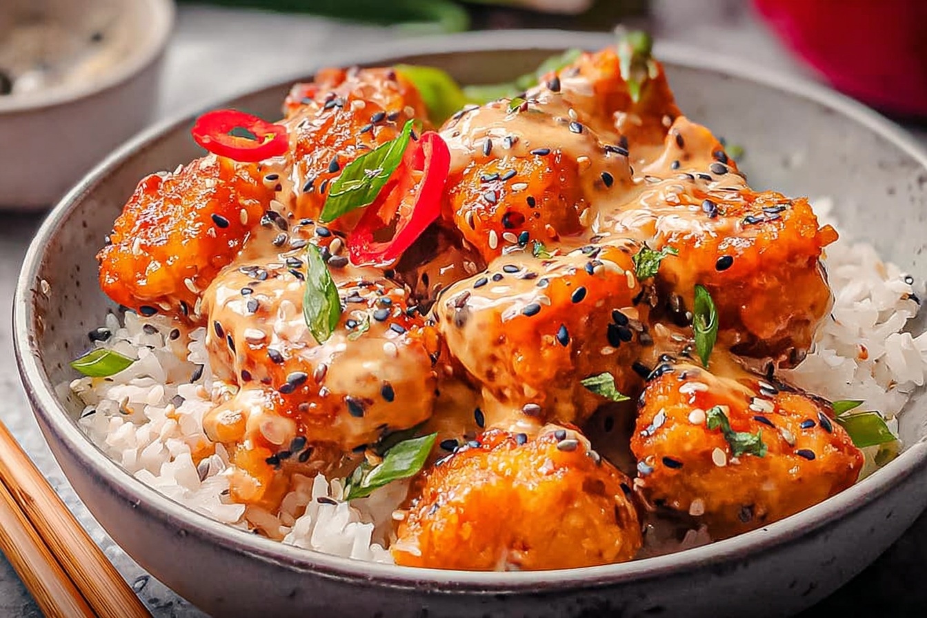 Bang Bang Salmon Bites