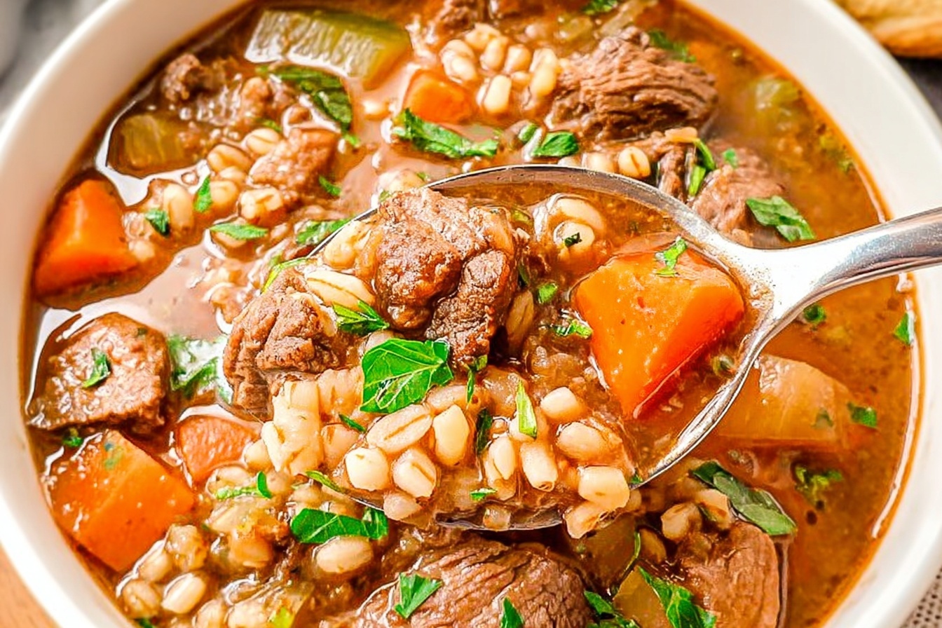 Beef Barley Soup Recipe Classic Hearty Comfort 6 Beef Barley Soup