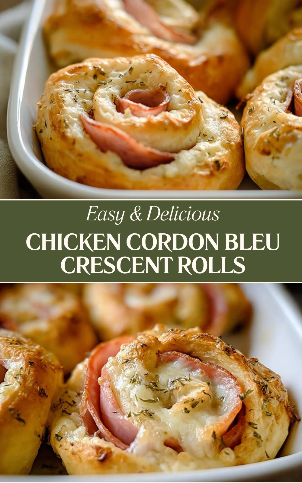 Chicken Cordon Bleu Crescent Rolls Recipe 7 Chicken Cordon Bleu Crescent Rolls