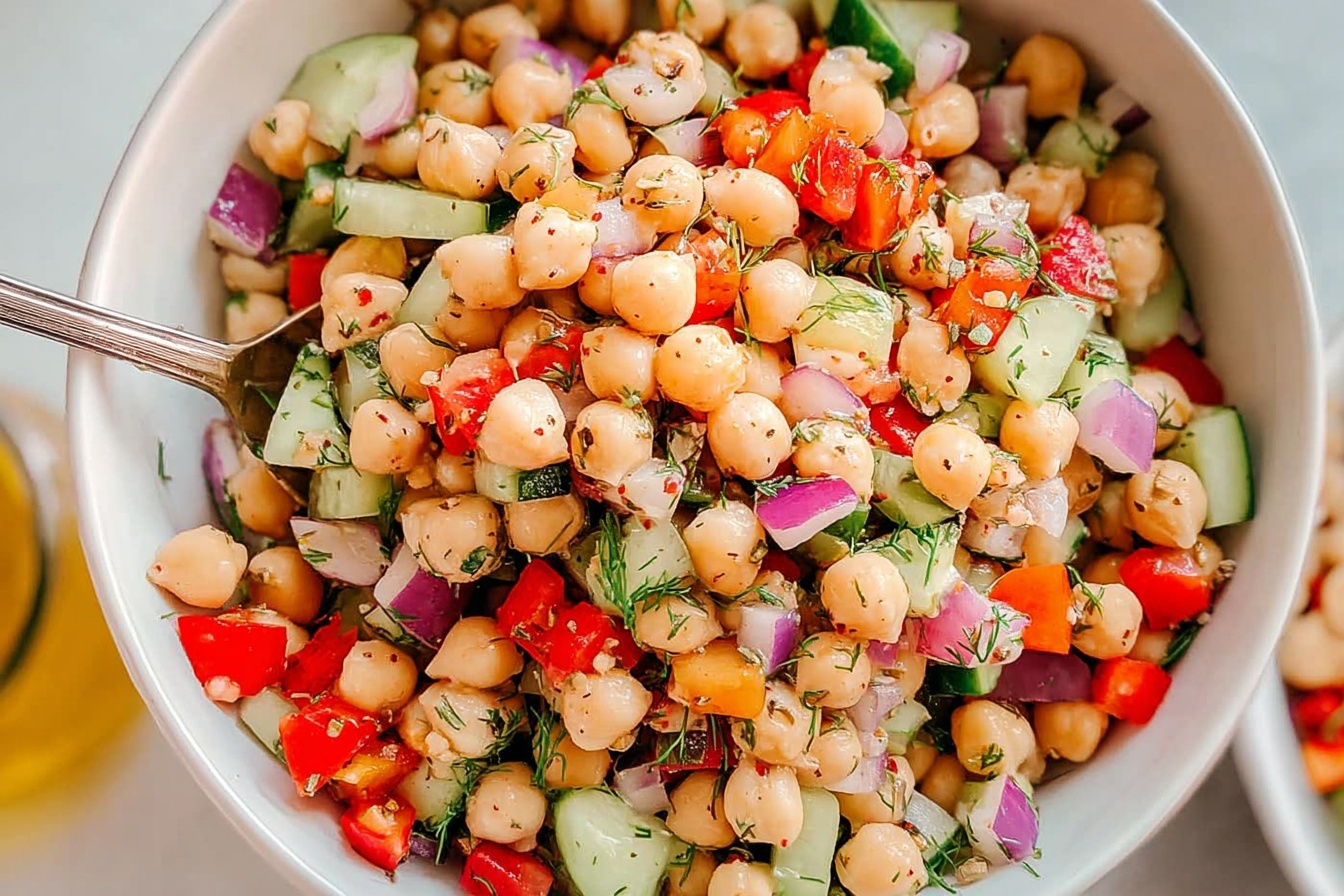 Chickpea Salad Recipe Quick And Refreshing 6 Chickpea Salad
