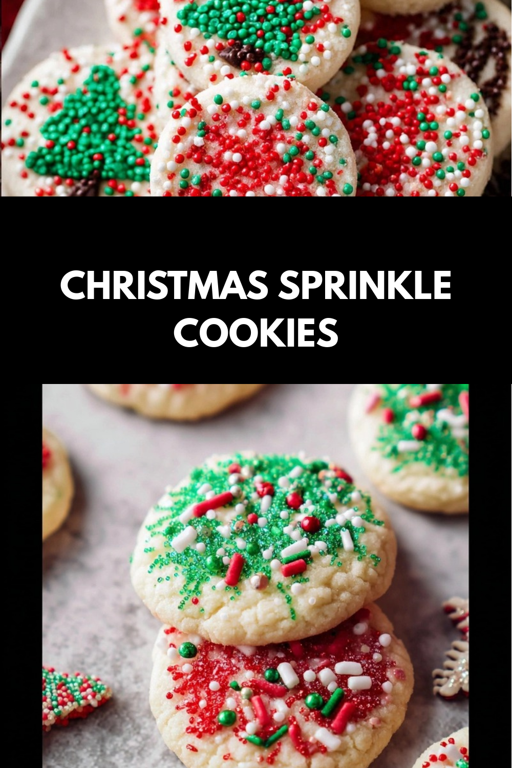 Christmas Sugar Cookies With Colorful Sprinkles 7 Christmas Sprinkle Cookies