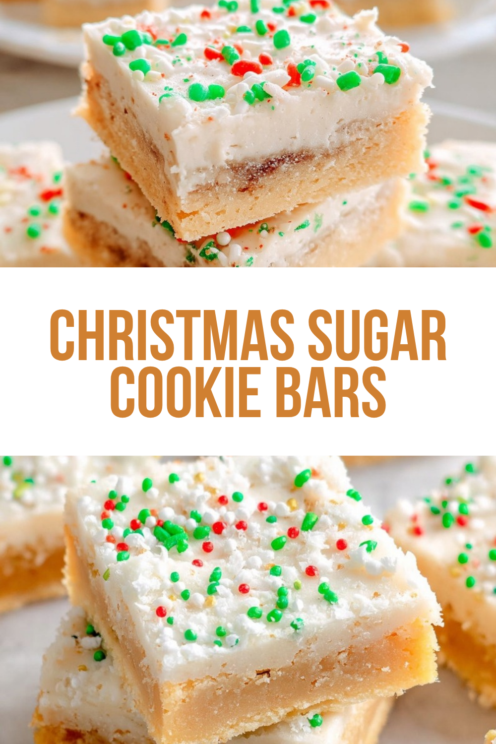 Christmas Sugar Cookie Bars