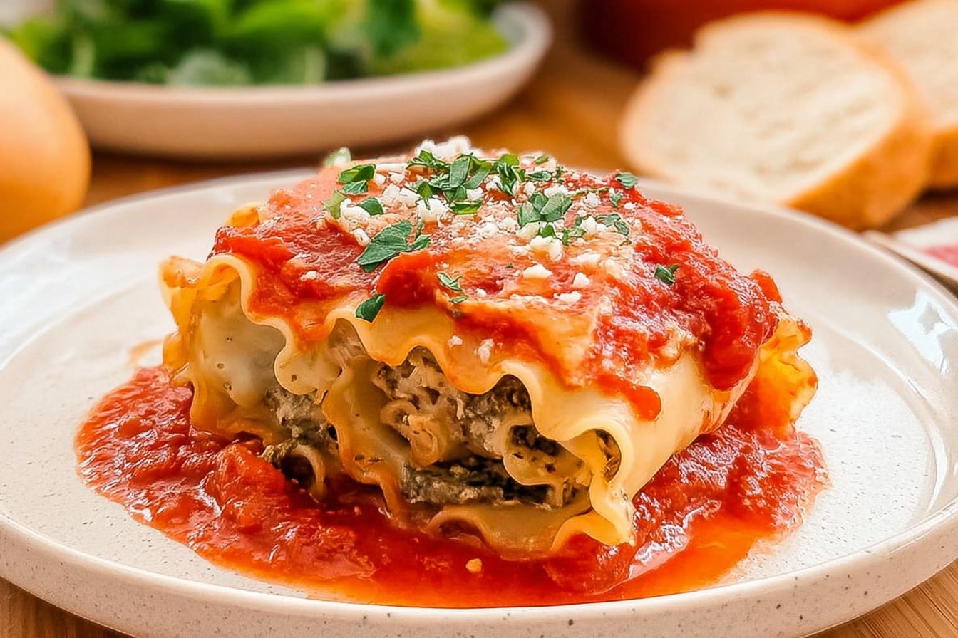 Lasagna Roll Ups Recipe 6 Lasagna Roll Ups