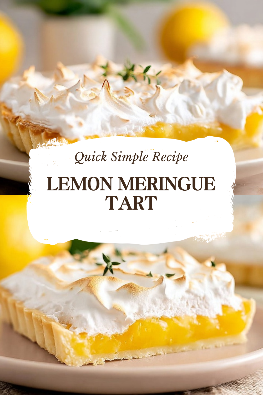 Lemon Meringue Tart Recipe 7 Lemon Meringue Tart