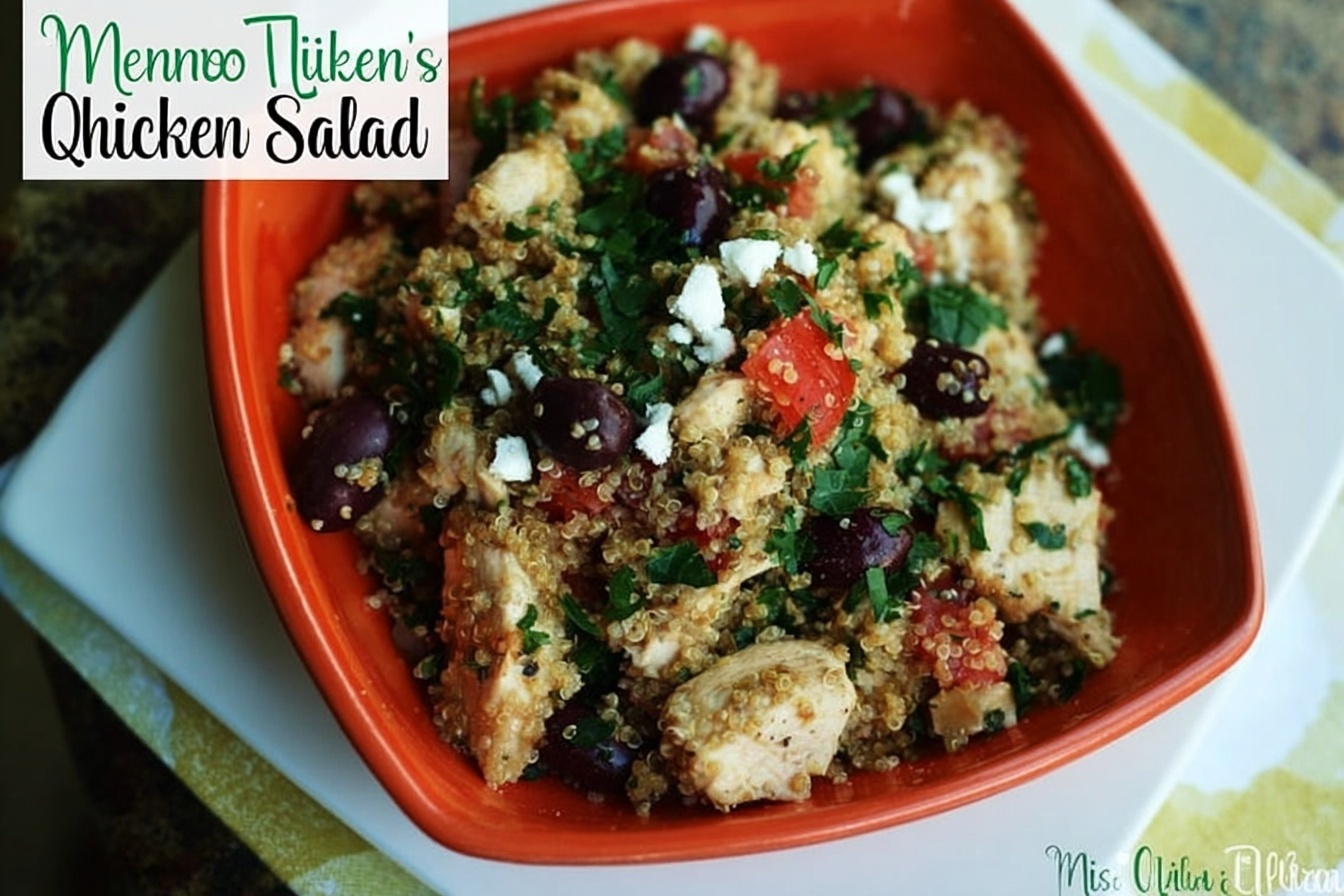 Mediterranean Chicken Quinoa Salad