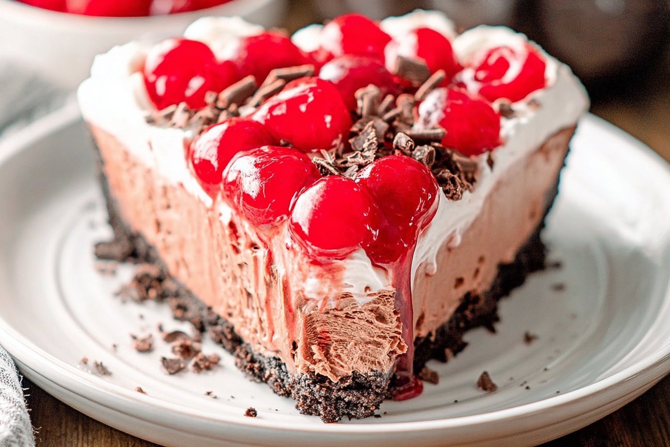 No Bake Black Forest Cheesecake Recipe