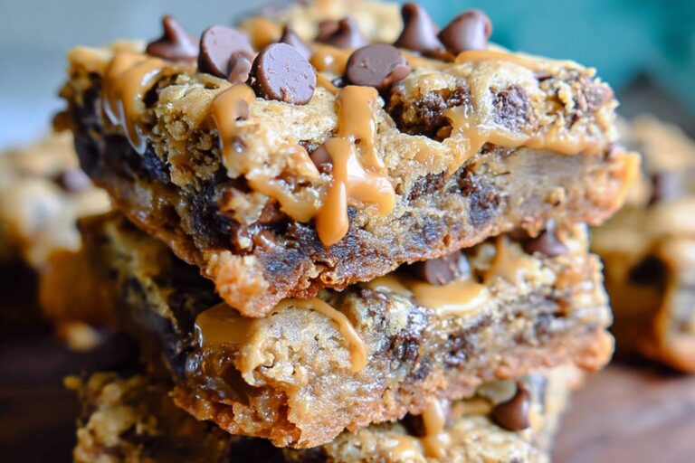 Peanut Butter Caramel Toffee Chocolate Chip Cookie Bars 36.Png