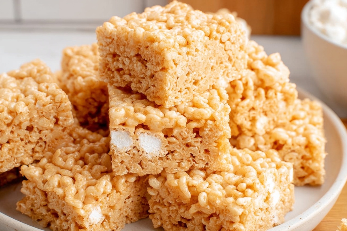 Peanut Butter Rice Krispies Treats Recipe 6 Peanut Butter Rice Krispie Treats