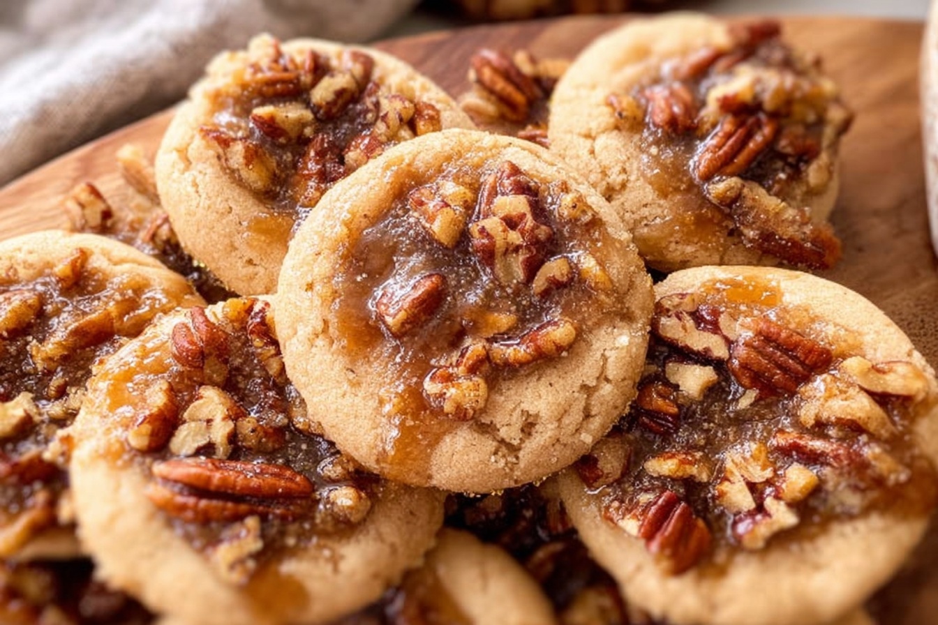 Pecan Pie Cookies Recipe Easy Gooey Bites 6 Pecan Pie Cookies