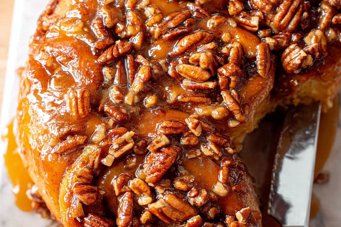 Pumpkin Caramel Pecan Sticky Buns 6 Pumpkin Sticky Buns
