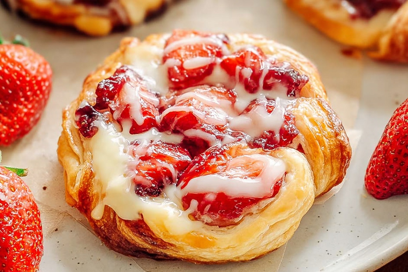 Cream Cheese Strawberry Danish Recipe 6 Strawberry Danish Recipe