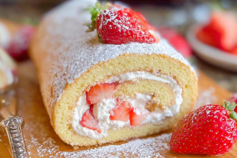 Strawberry Shortcake Roulade Recipe 50.Png