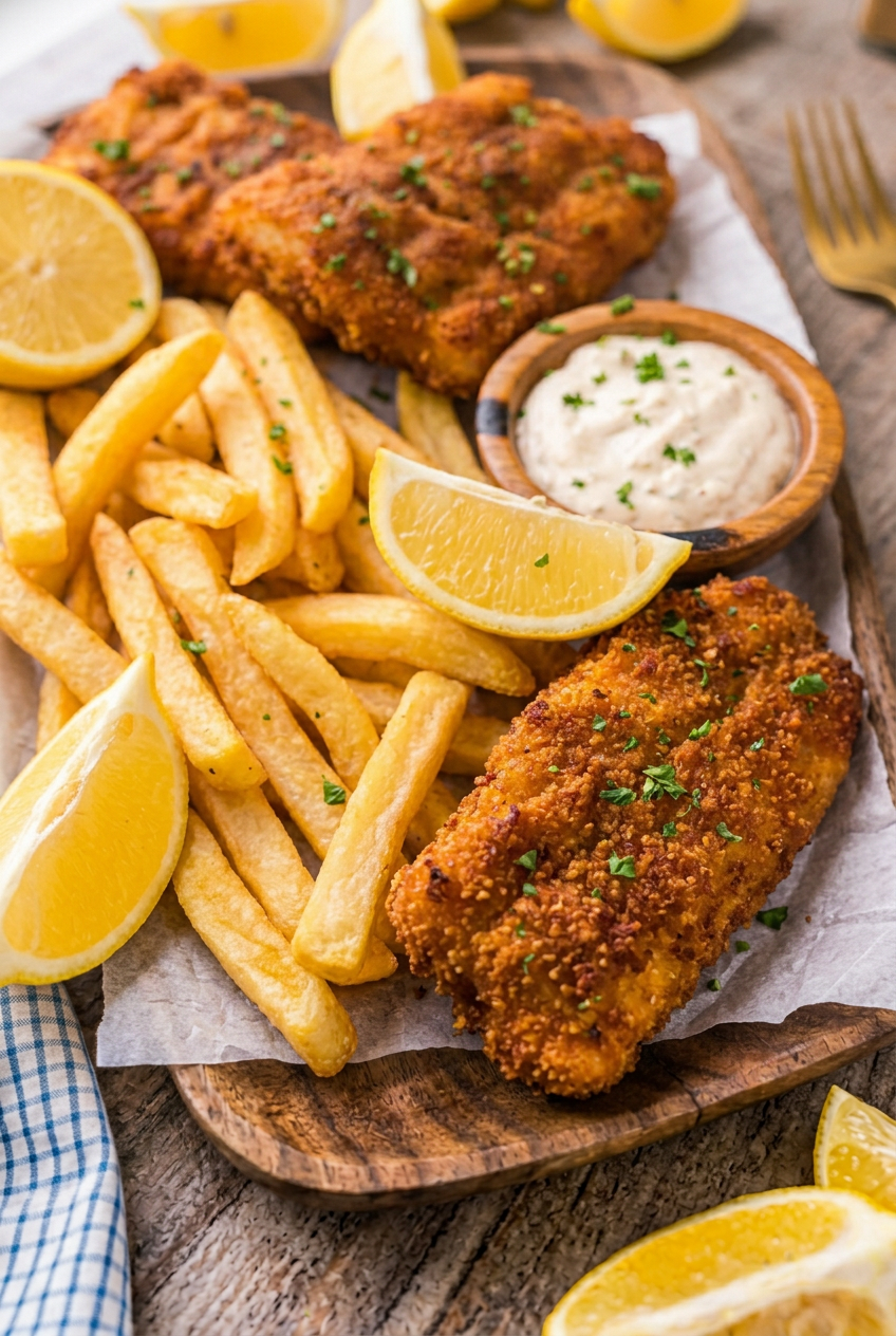 Air Fryer Fish And Chips