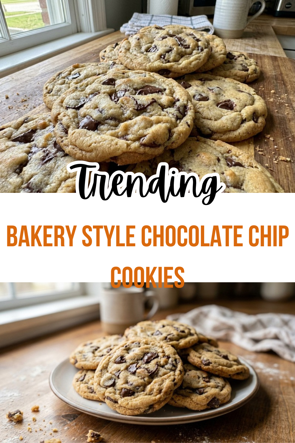 Bakery Style Chocolate Chip Cookies