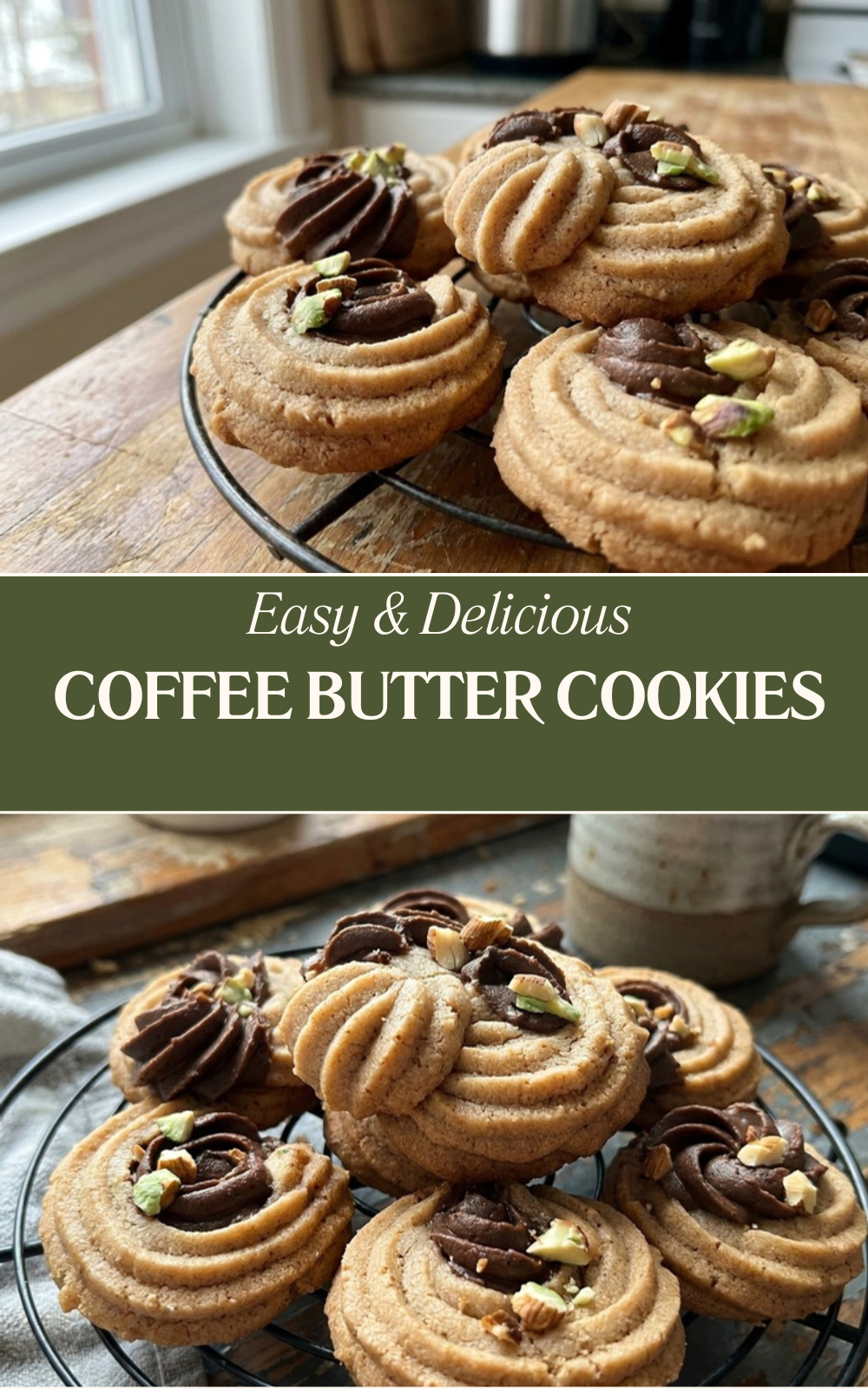 Coffee Butter Cookies