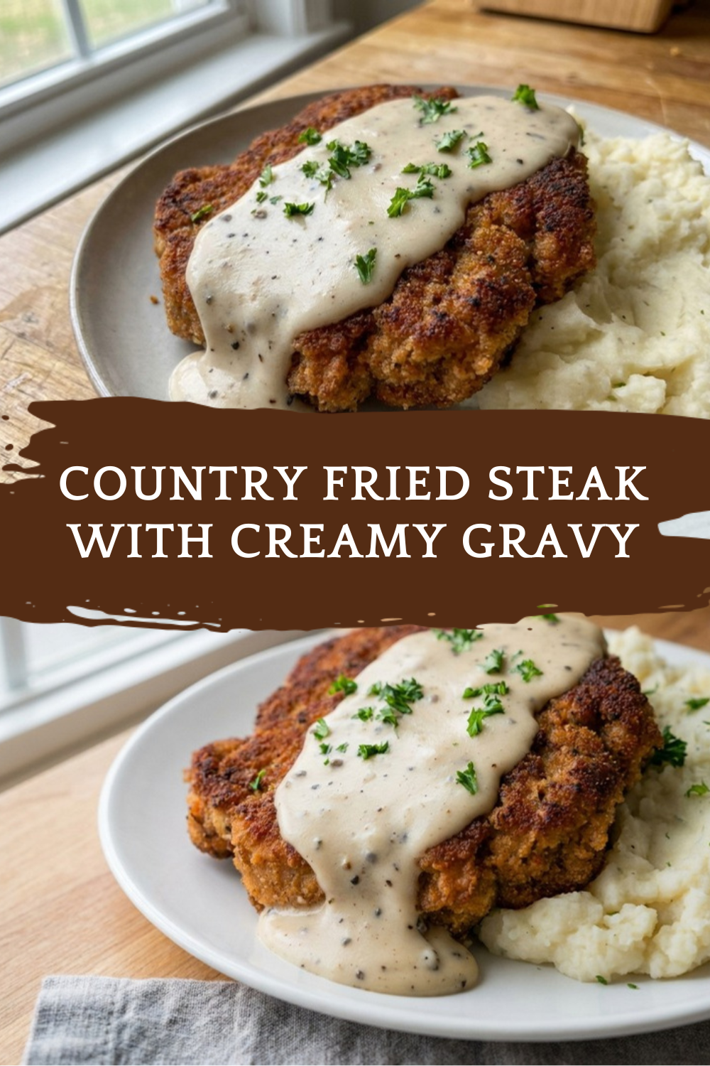 Country Fried Steak With Creamy Gravy