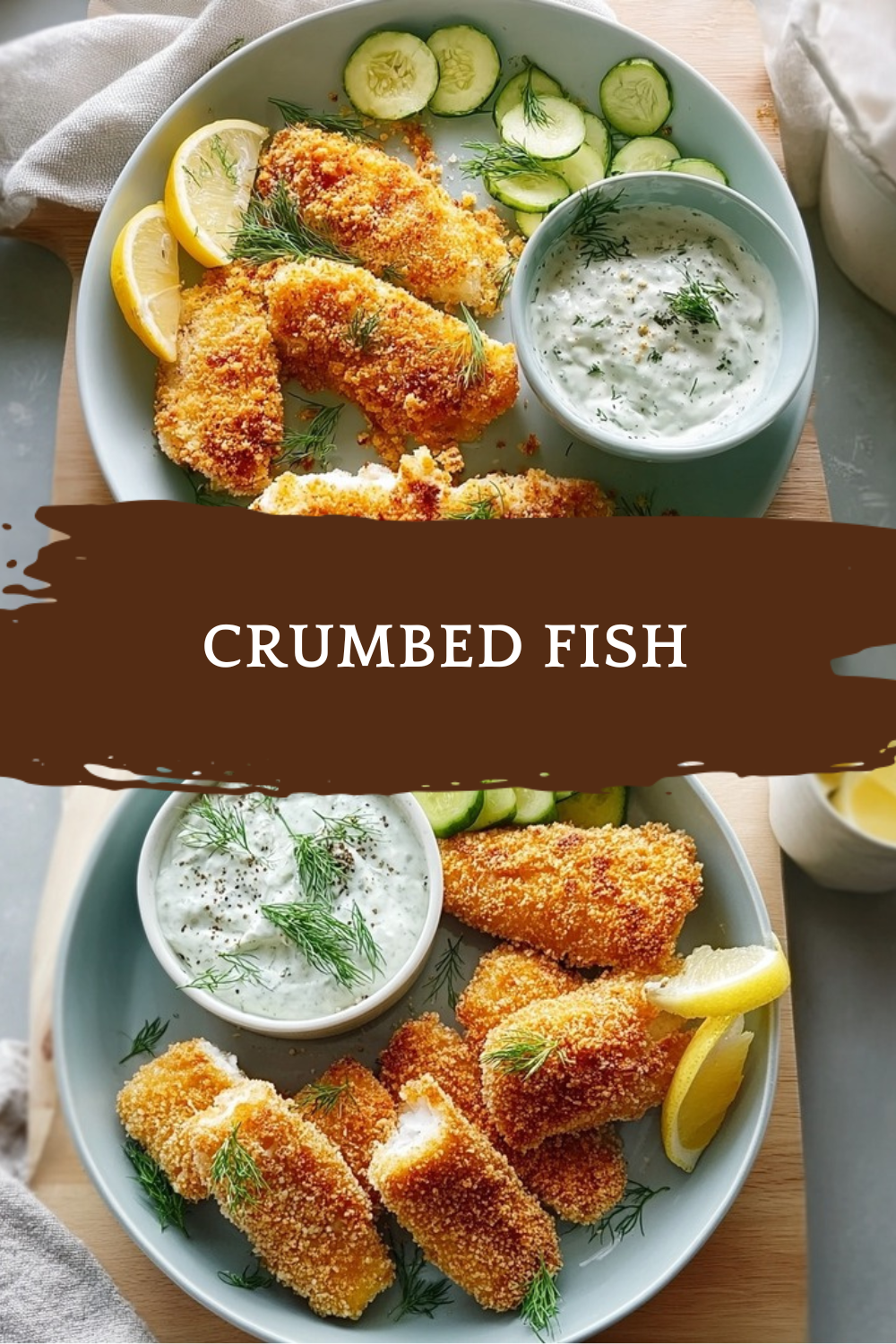 Healthy Garlic Parmesan Crumbed Fish 7 Crumbed Fish