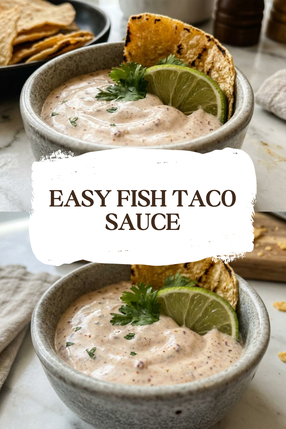 Easy Fish Taco Sauce