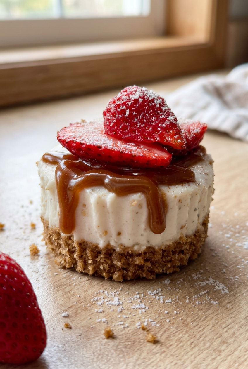 Easy No Bake Mini Cheesecakes Vegan Dairy Free