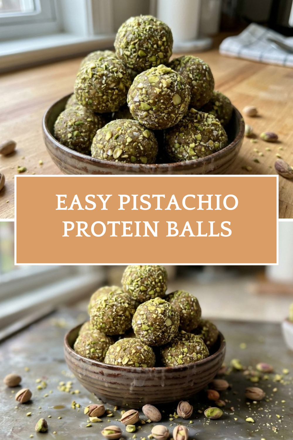 Easy Pistachio Protein Balls
