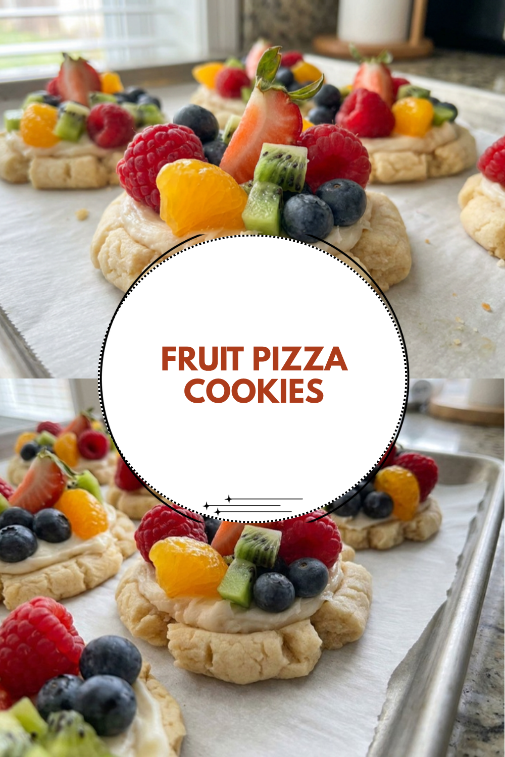 Fruit Pizza Cookies