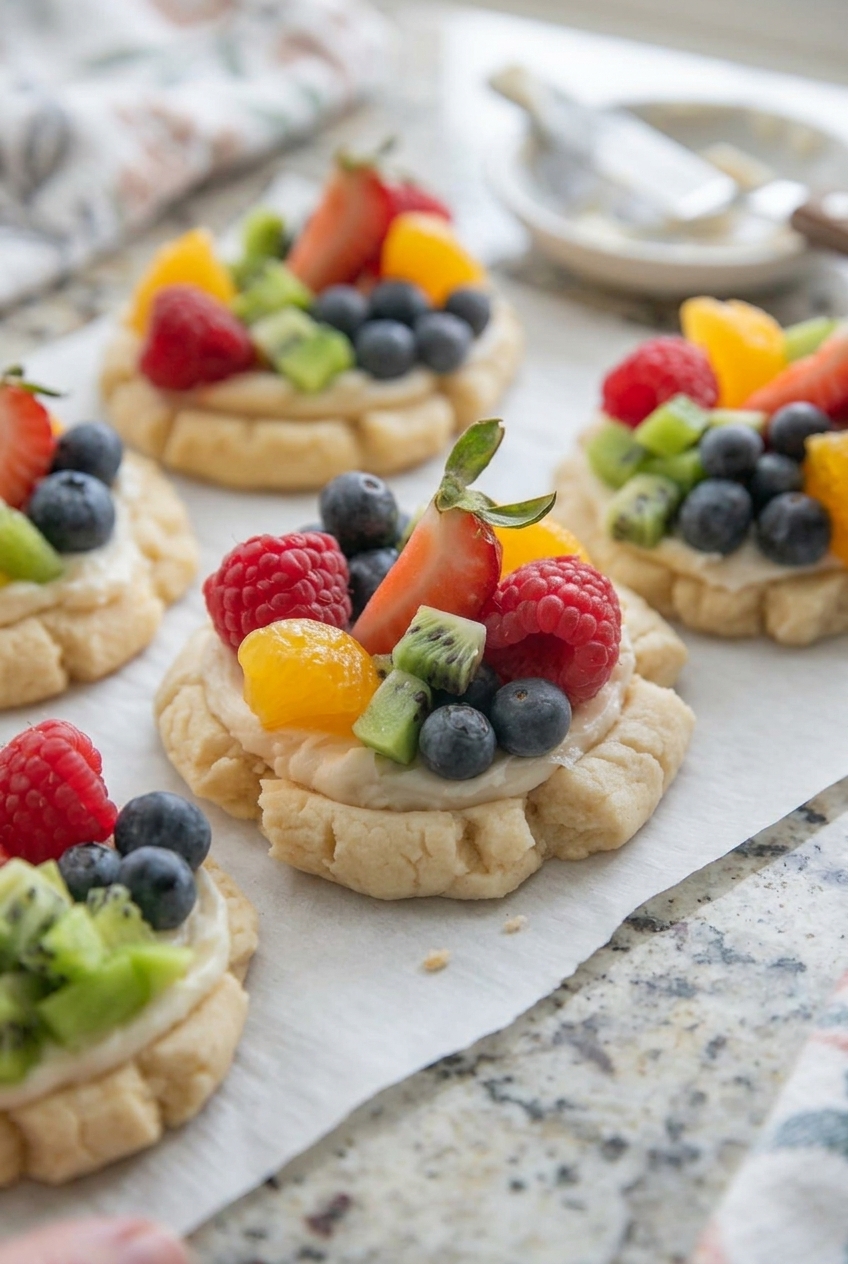 Fruit Pizza Cookies