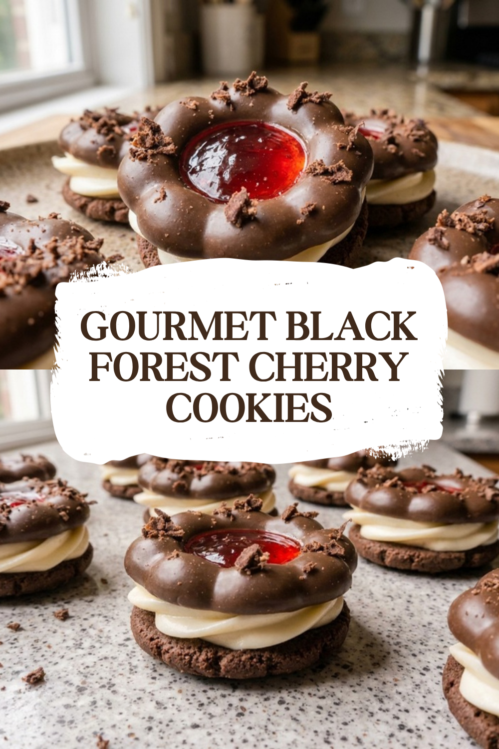 Gourmet Black Forest Cherry Cookies
