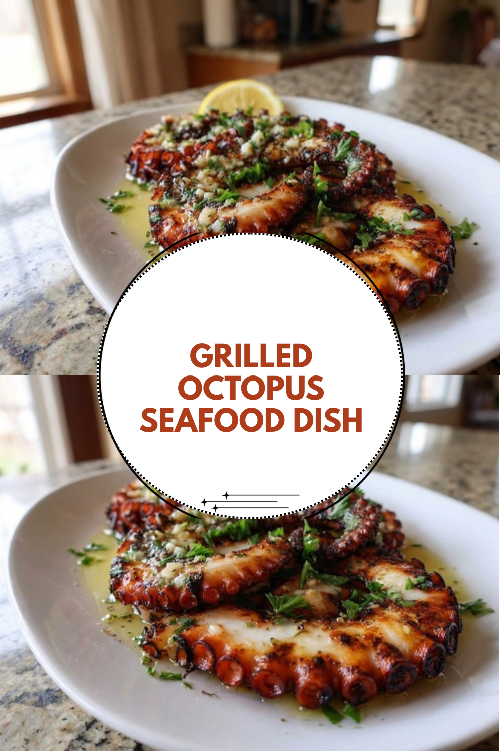 Grilled Octopus Seafood Dish