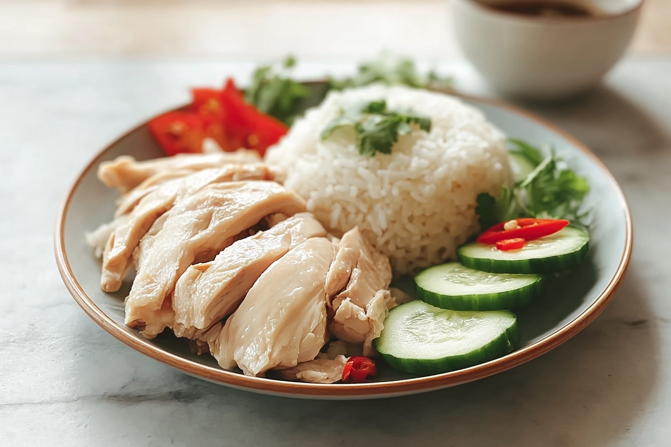 Hainanese Chicken Rice Recipe Authentic Home Style 6 Hainanese Chicken Rice