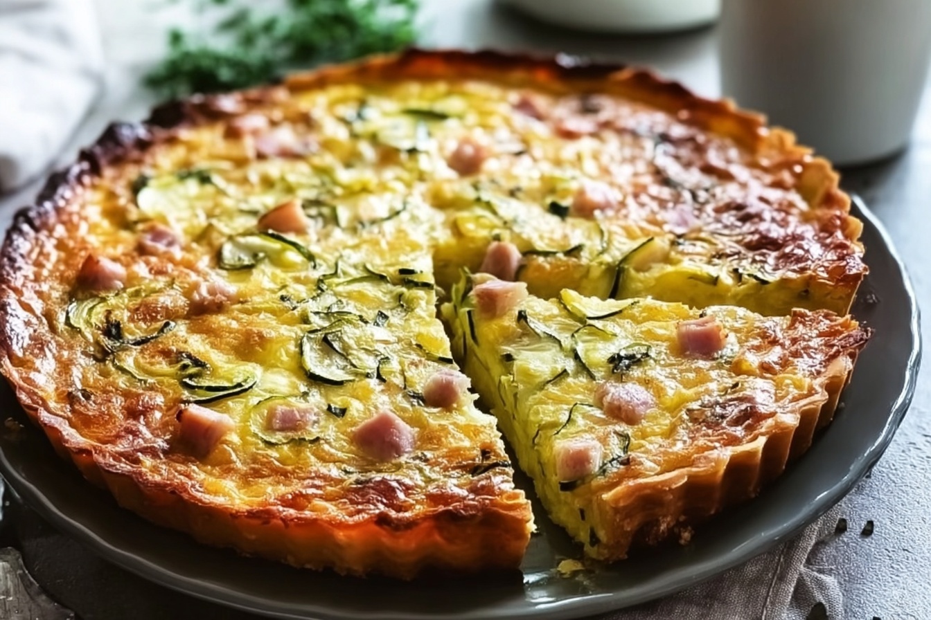 Ham And Zucchini Pie