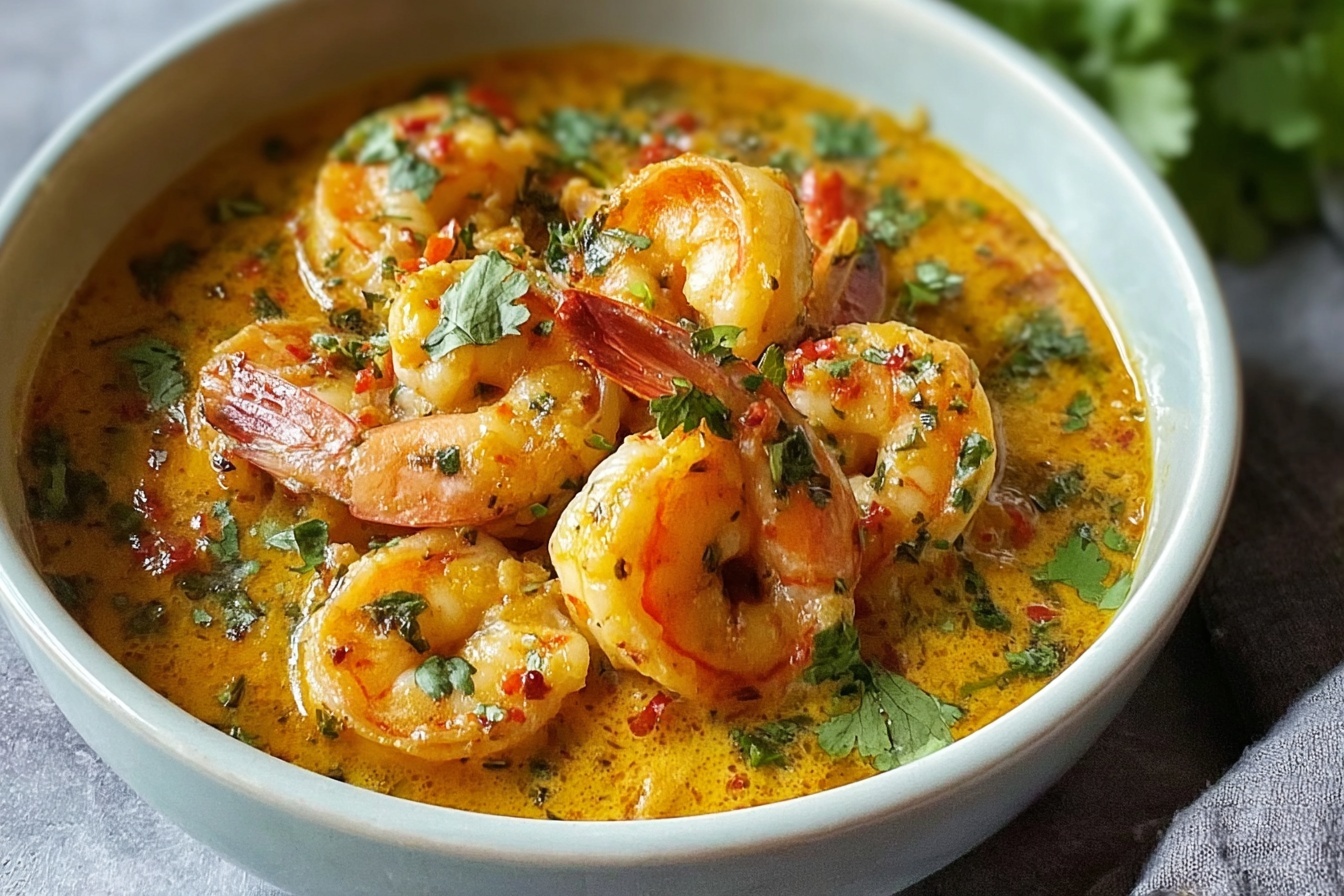 Indian Coconut Shrimp Curry
