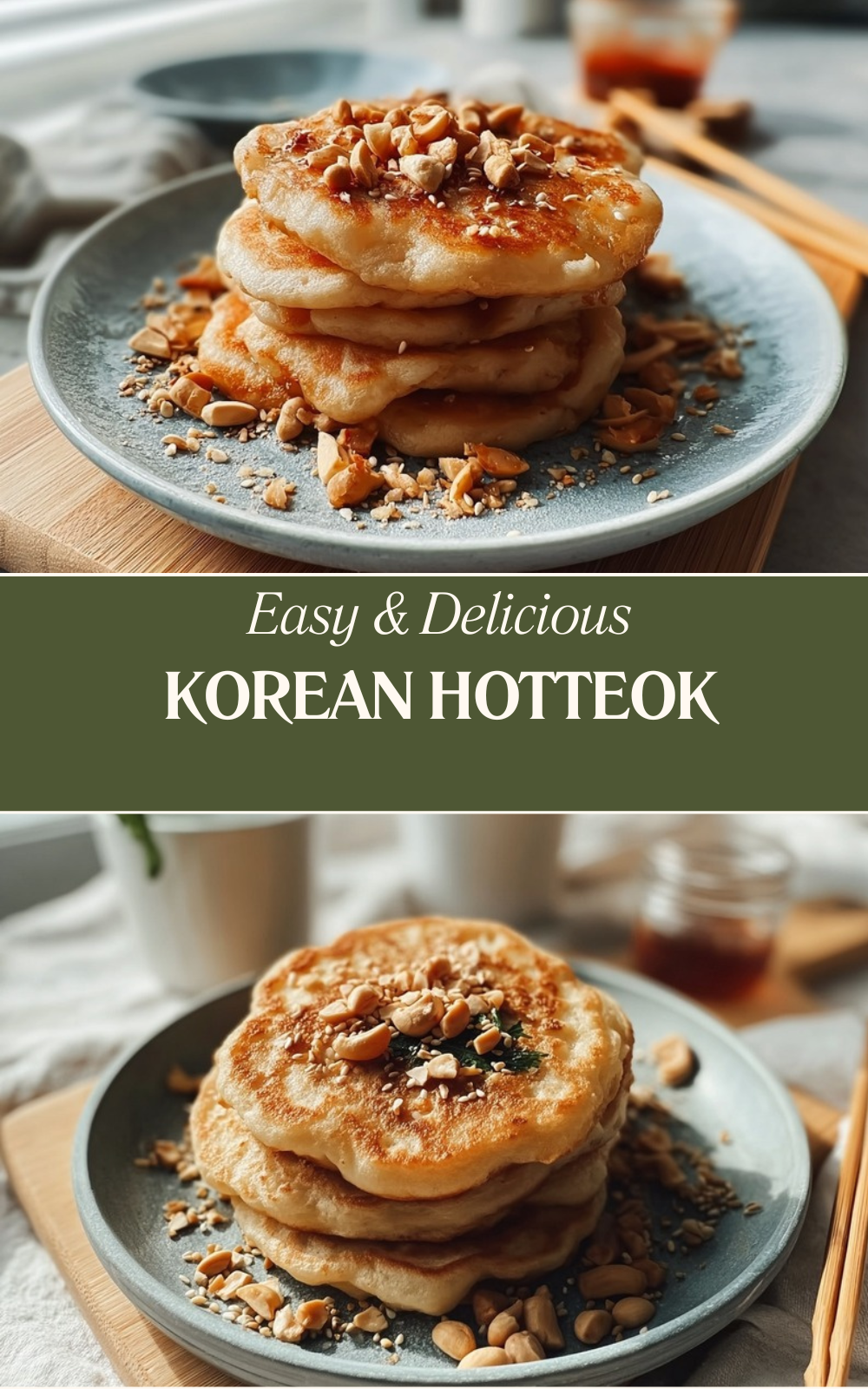 Hotteok Sweet Pancakes With Brown Sugar Syrup Filling 7 Korean Hotteok
